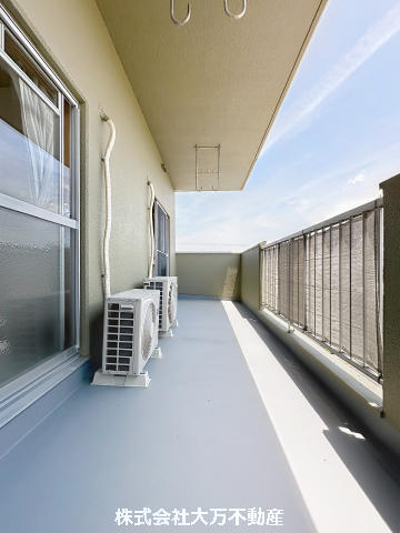 広々バルコニー