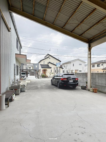 屋根付き作業場