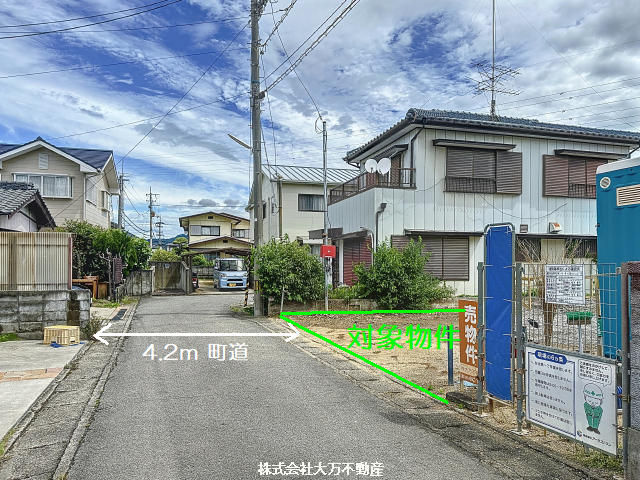 現地写真、接道