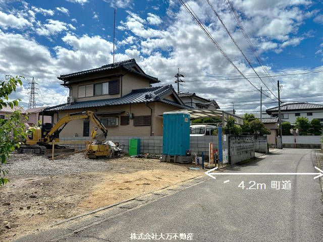 現地写真、接道