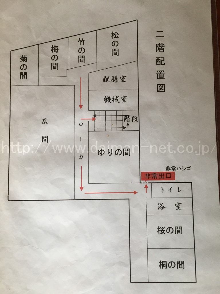 ２階配置図