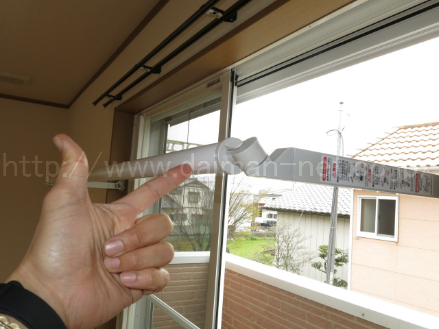 室内物干しフック