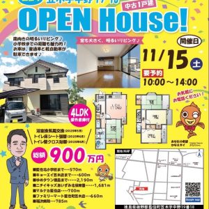 オープンハウスチラシ